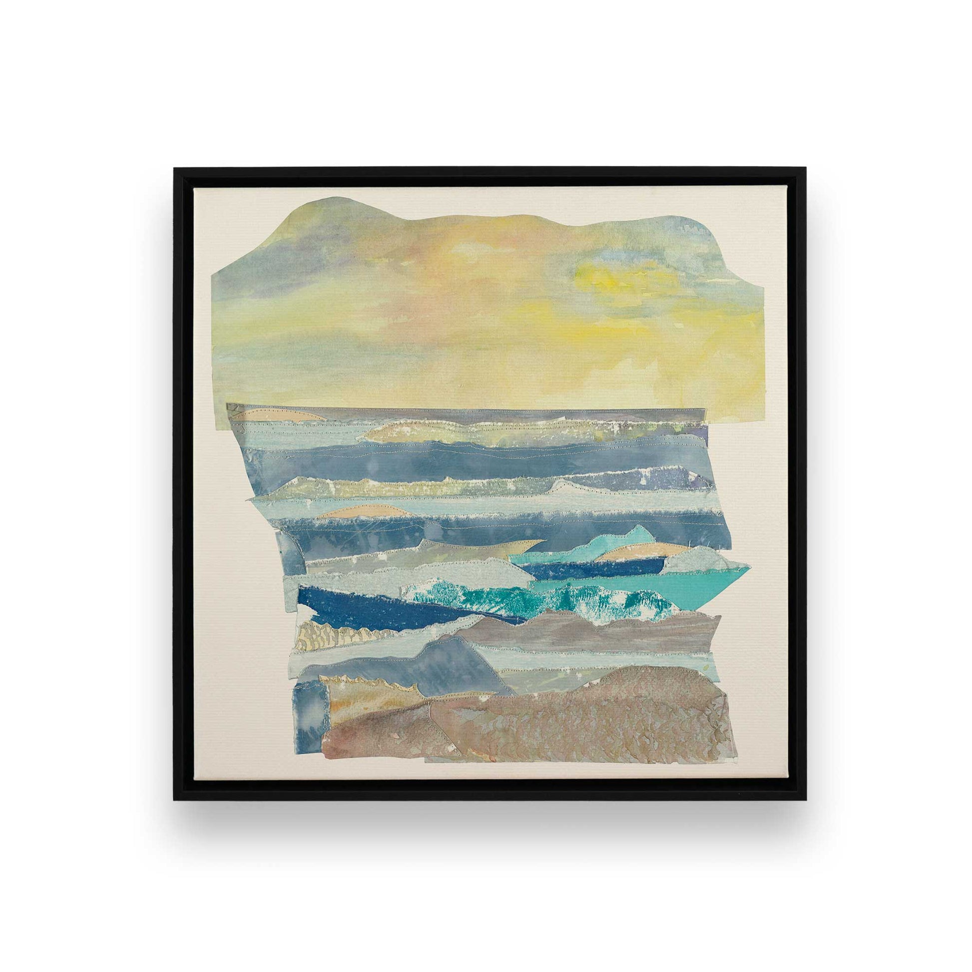 [Color:Satin Black], Picture of art in a Satin Black frame