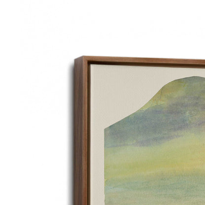 [Color:Walnut], Picture of art in a Walnut frame at an angle