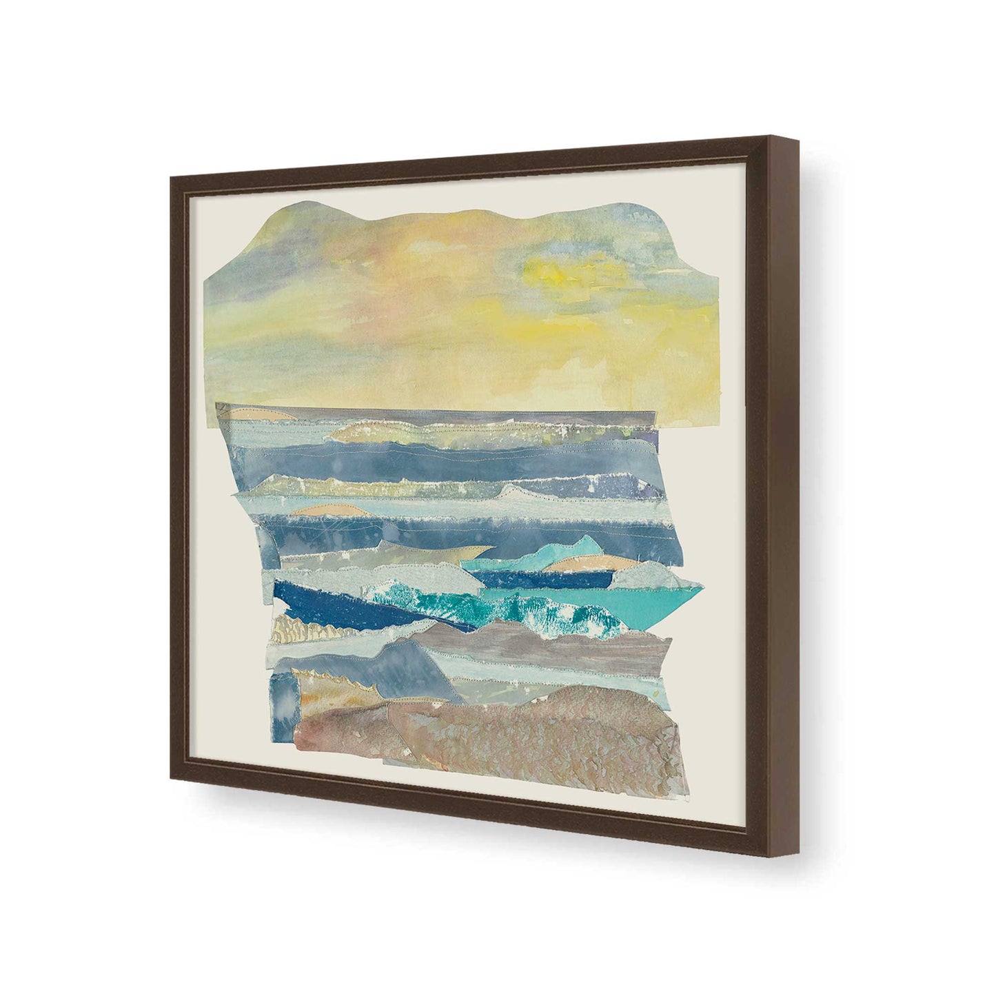 [Color:Espresso], Picture of art in a Espresso frame of the corner