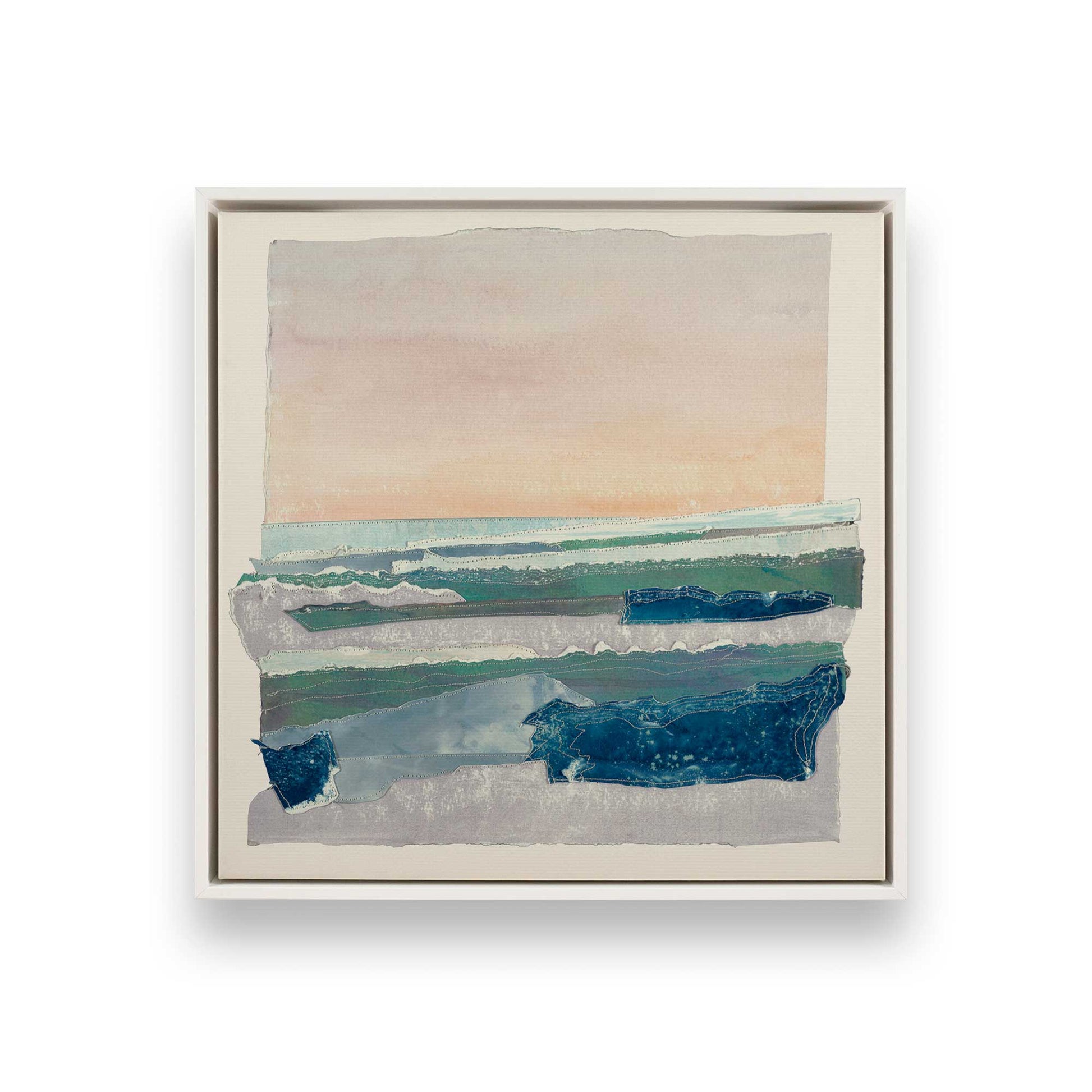 [Color:Opaque White], Picture of art in a White frame