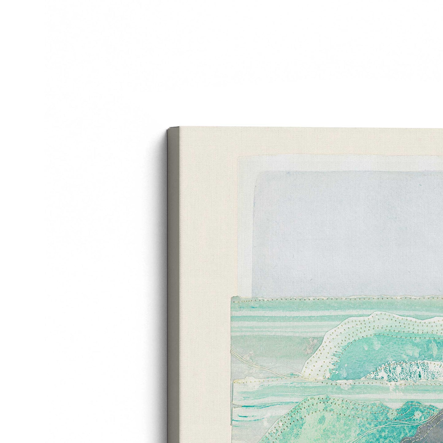 [Color:Stretched Canvas], Picture of the corner of the art