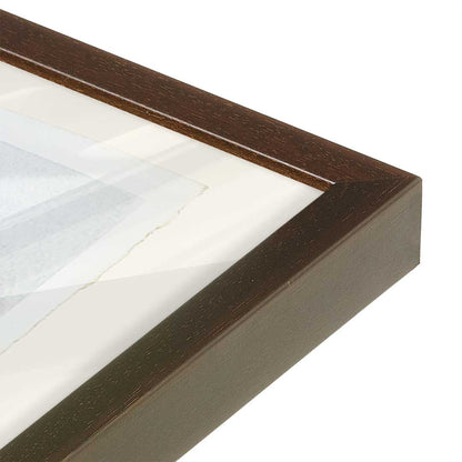 [Color:Espresso], Picture of art in a Espresso frame at an angle