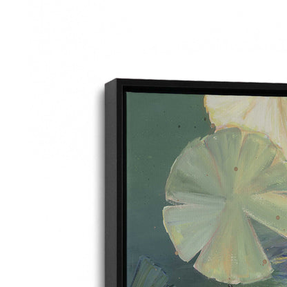 [Color:Satin Black], Picture of art in a Satin Black frame at an angle