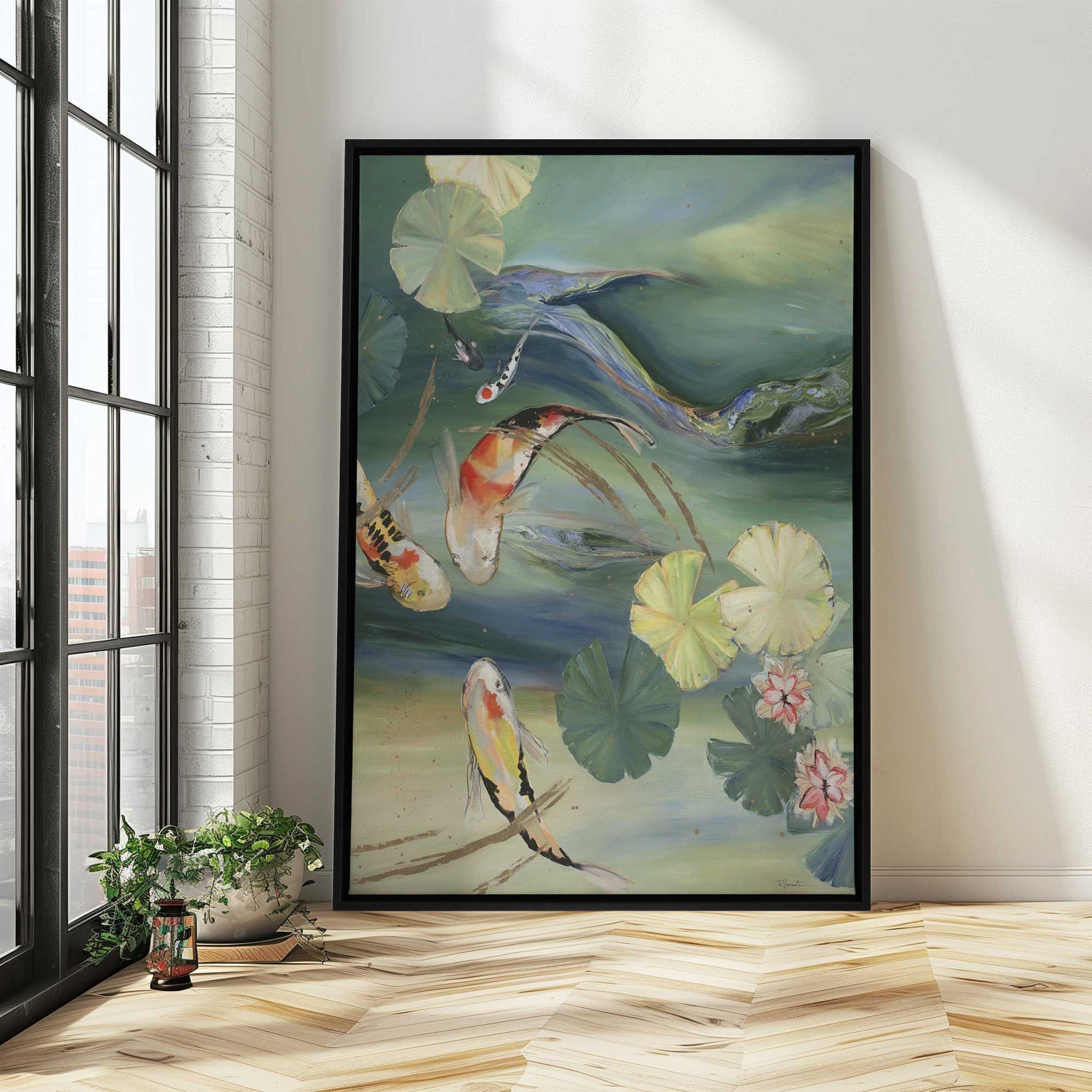 Picture of art in a room