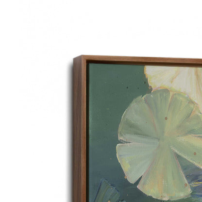 [Color:Walnut], Picture of art in a Walnut frame at an angle