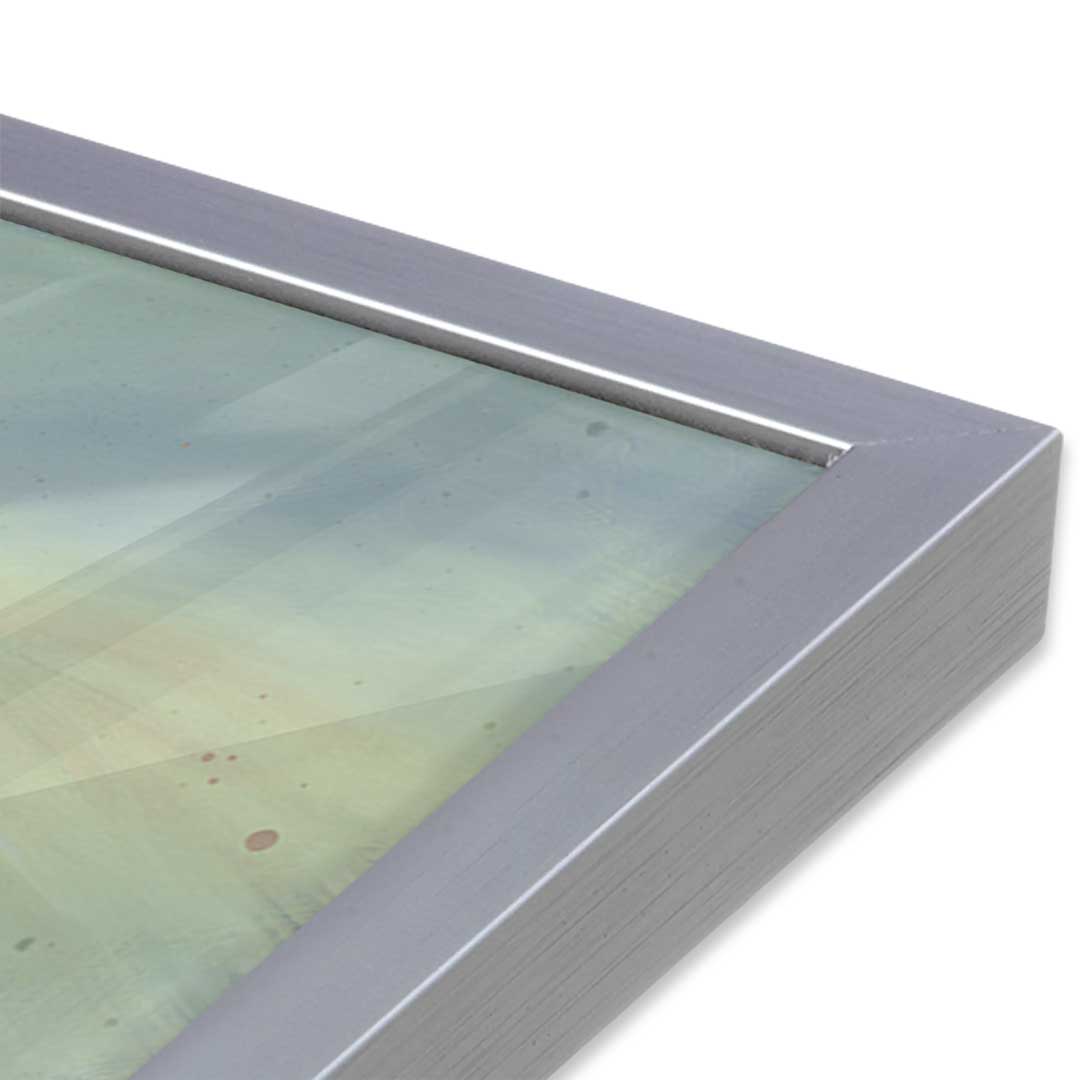 [Color:Polished Chrome], Picture of art in a Polished Chrome frame at an angle