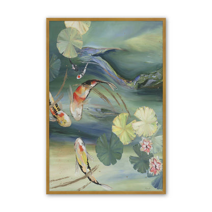 [Color:Polished Gold], Picture of art in a Polished Gold frame