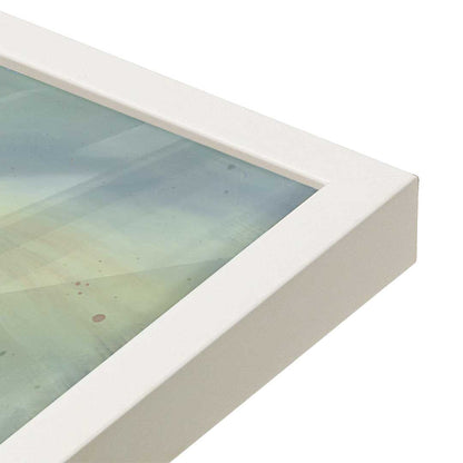 [Color:Opaque White], Picture of art in a Opaque White frame at an angle