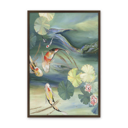 [Color:Belvinder Brown], Picture of art in a Belvinder Brown frame
