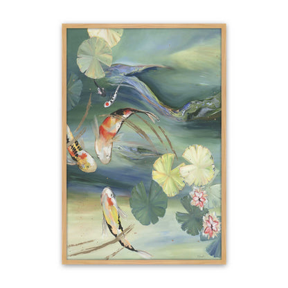 [Color:American Maple], Picture of art in a American Maple frame
