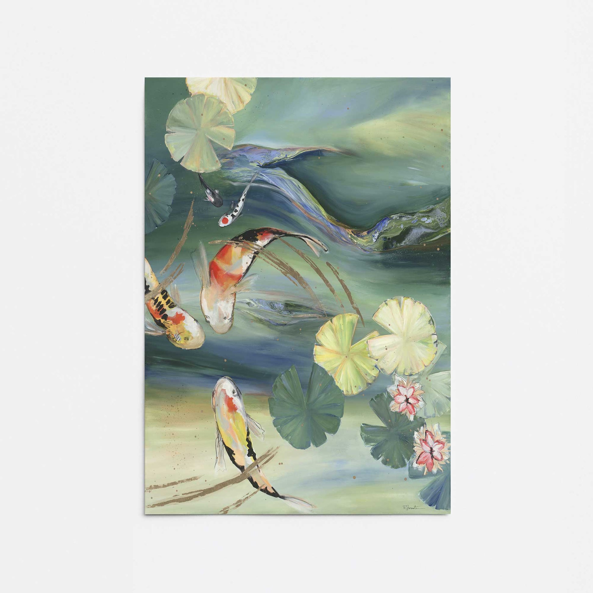 [Color:Rolled Print], Picture of close up of art