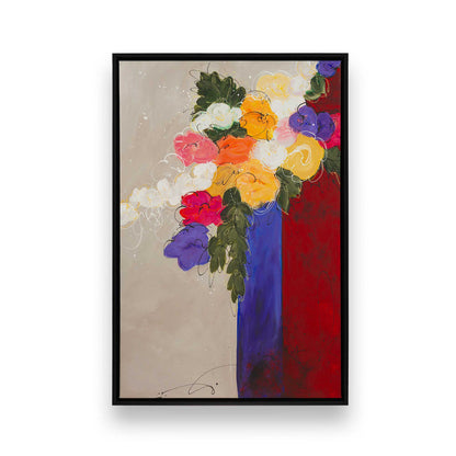 [Color:Satin Black], Picture of art in a Satin Black frame