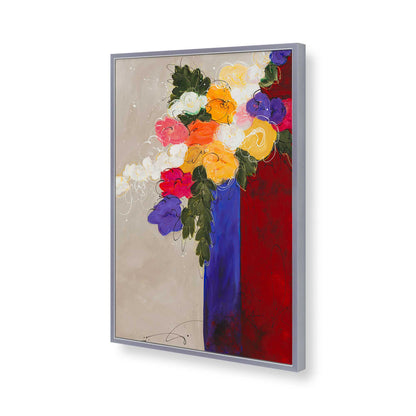 [Color:Polished Chrome], Picture of art in a Polished Chrome frame of the corner