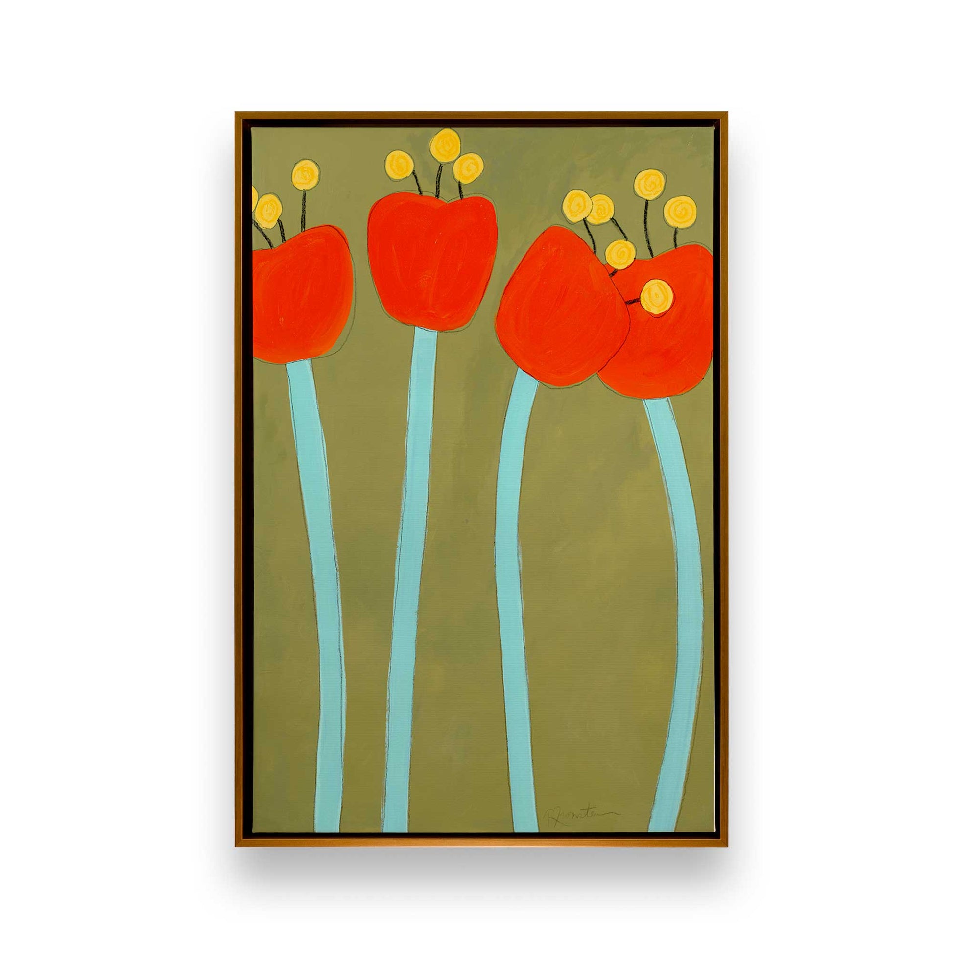 [Color:Polished Gold], Picture of art in a Polished Gold frame