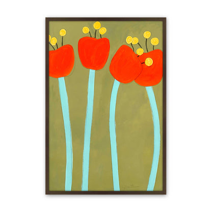 [Color:Brown], Picture of art in a Brown frame