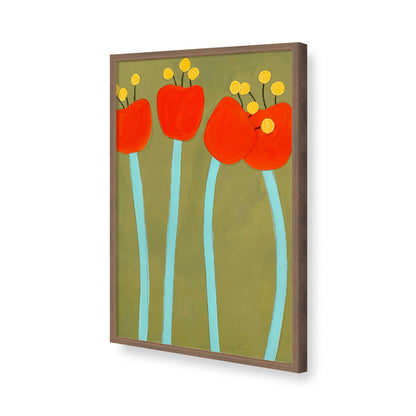 [Color:Walnut], Picture of art in a Walnut frame of the corner