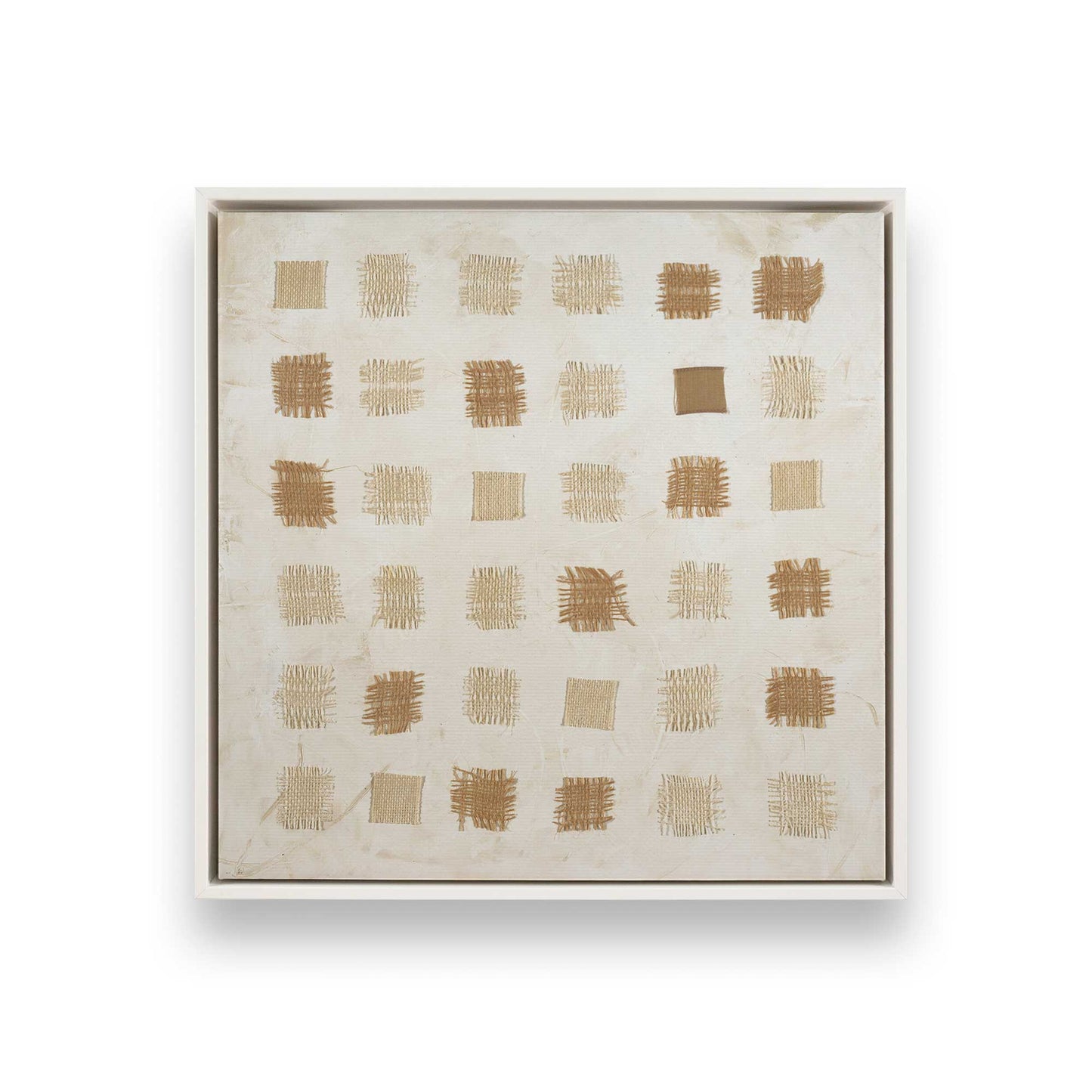 [Color:Opaque White], Picture of art in a White frame