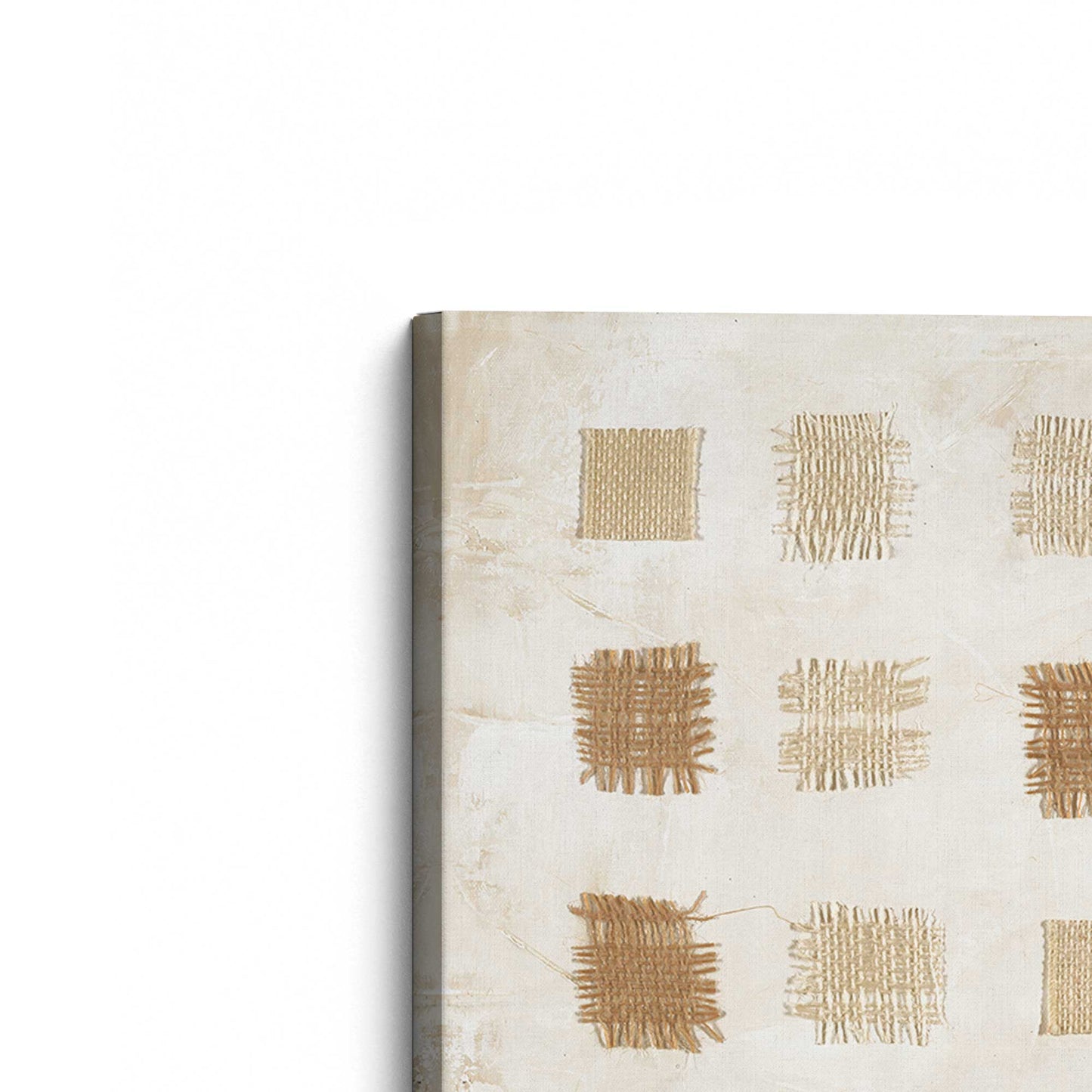 [Color:Stretched Canvas], Picture of the corner of the art