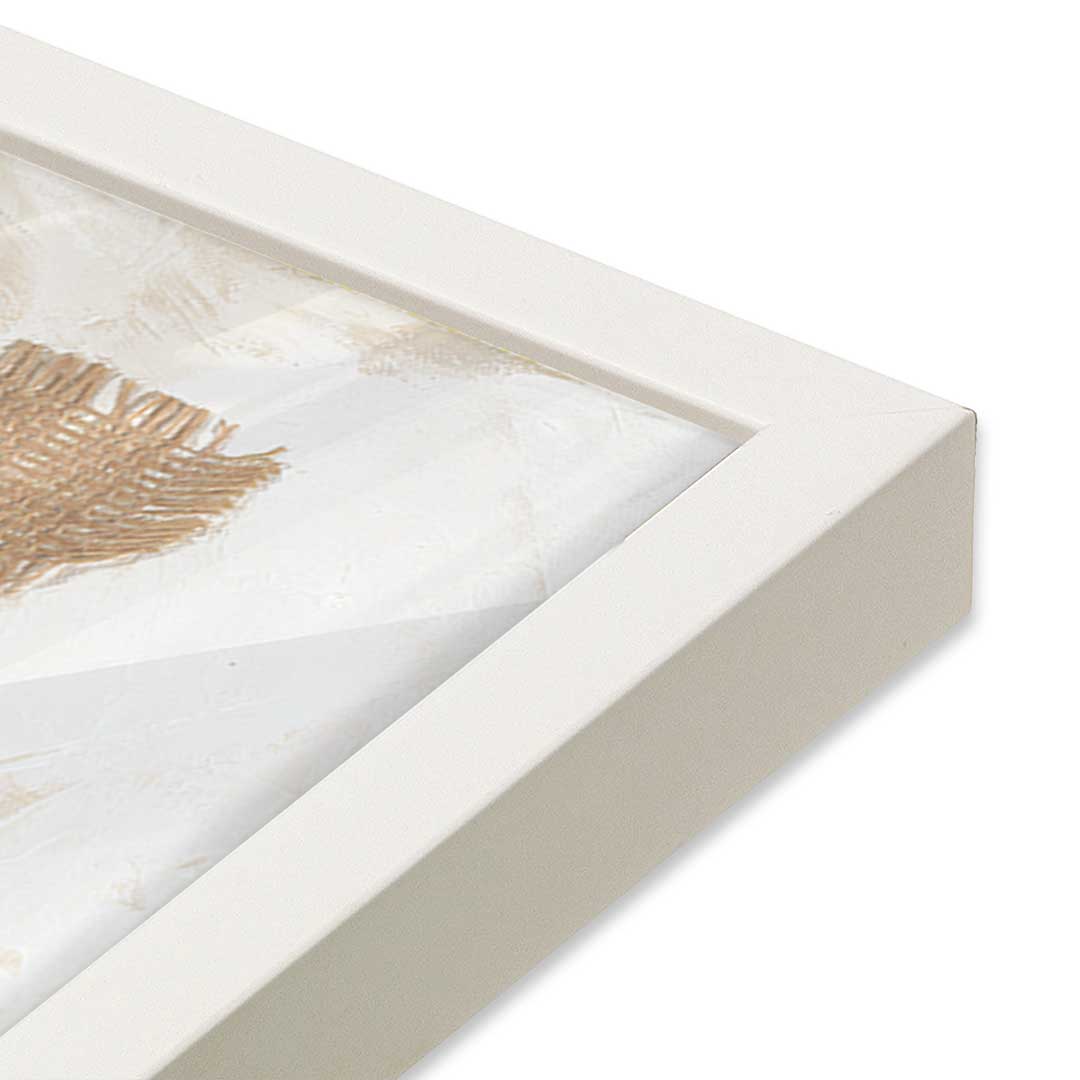 [Color:Opaque White], Picture of art in a Opaque White frame at an angle