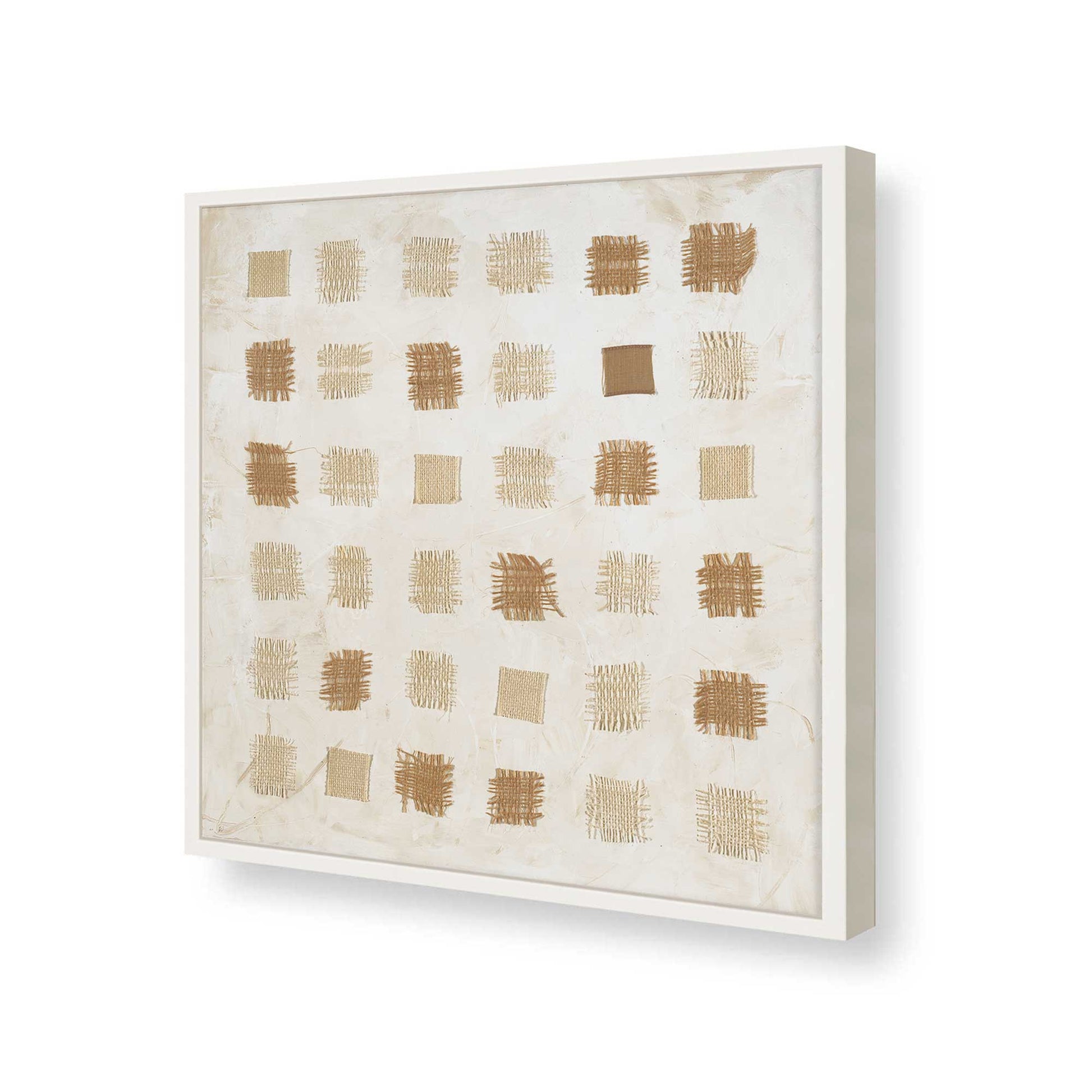 [Color:Opaque White], Picture of art in a Opaque White frame of the corner