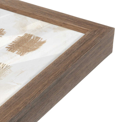 [Color:Walnut], Picture of art in a Walnut frame at an angle