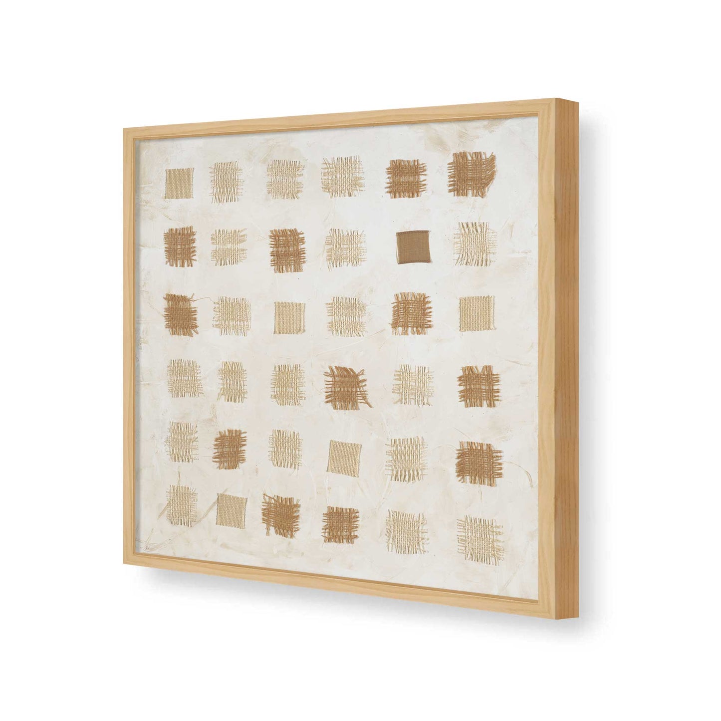 [Color:American Maple], Picture of art in a American Maple frame of the corner