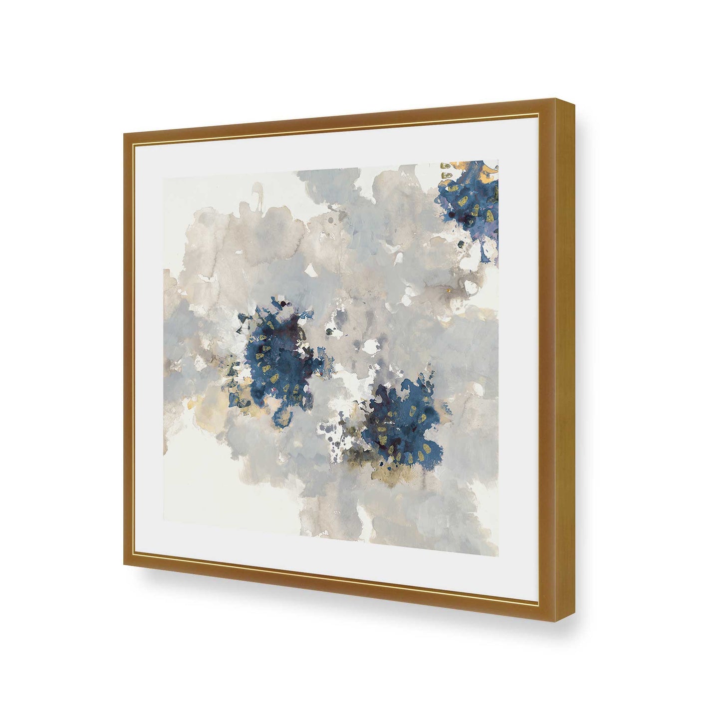 [Color:Polished Gold], Picture of art in a Polished Gold frame of the corner