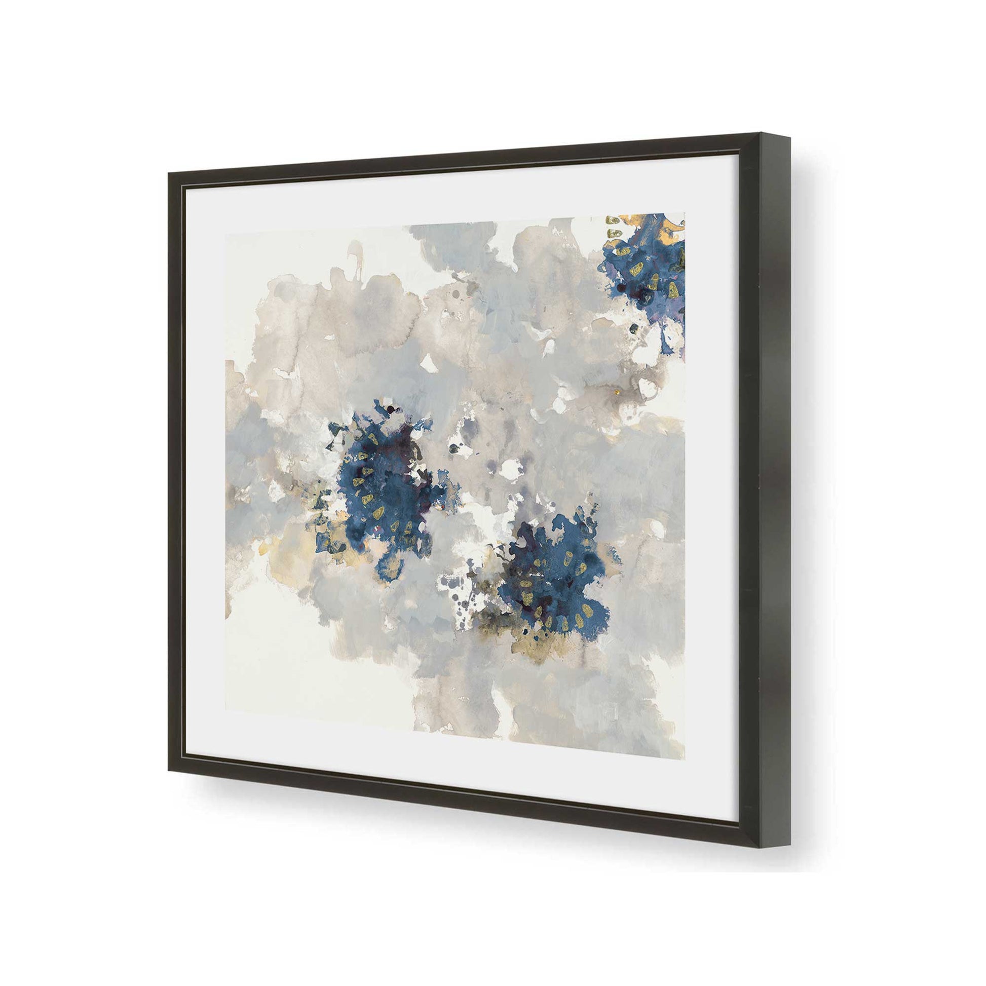 [Color:Satin Black], Picture of art in a Satin Black frame of the corner