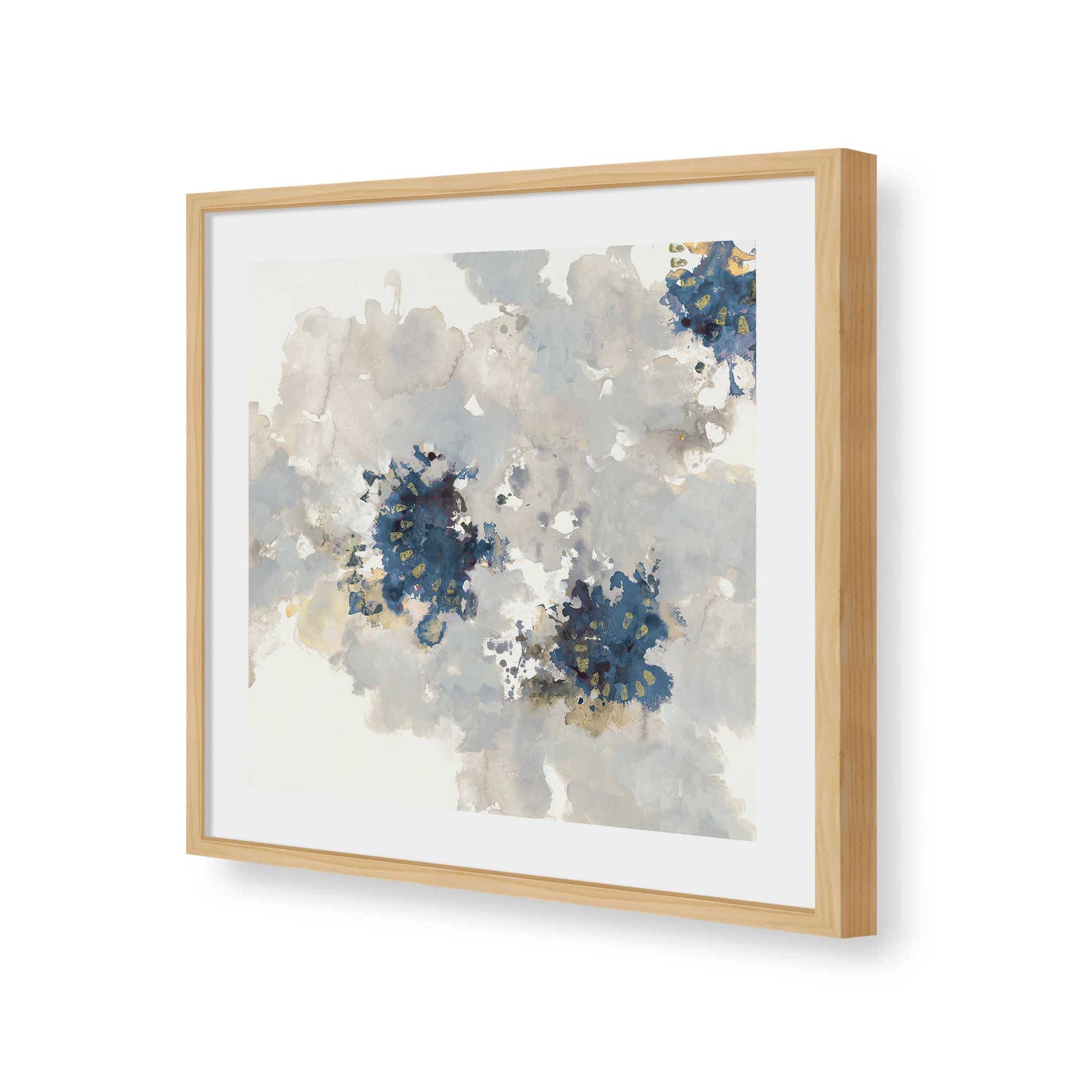 [Color:American Maple], Picture of art in a American Maple frame of the corner