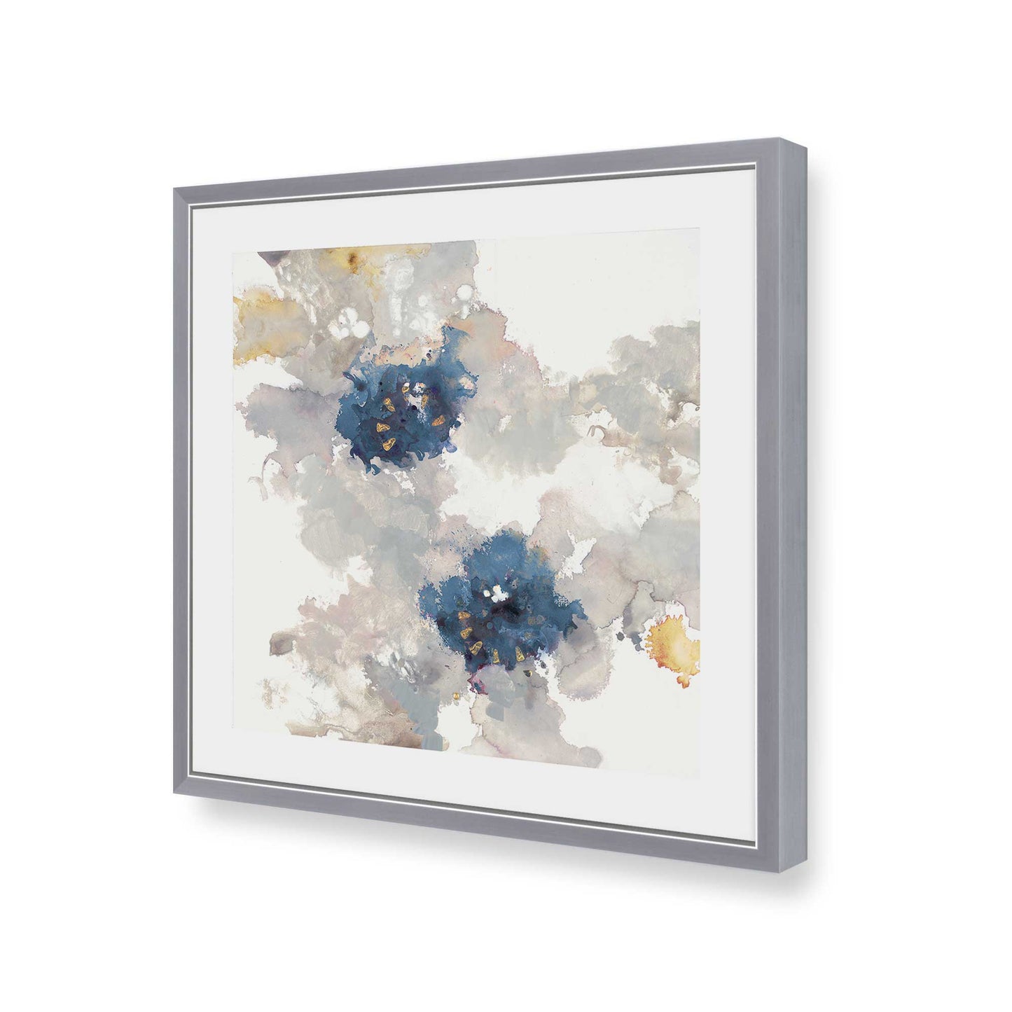 [Color:Polished Chrome], Picture of art in a Polished Chrome frame of the corner