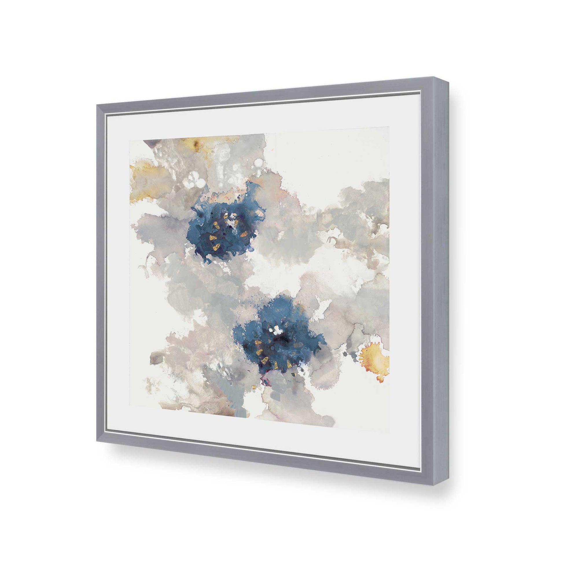 [Color:Polished Chrome], Picture of art in a Polished Chrome frame of the corner