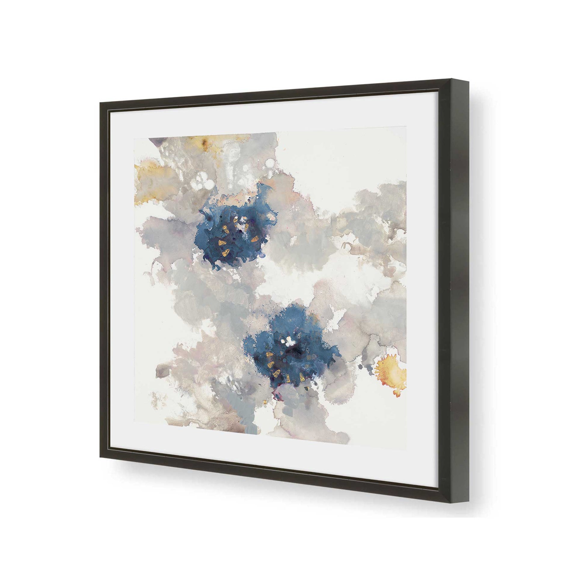 [Color:Satin Black], Picture of art in a Satin Black frame of the corner