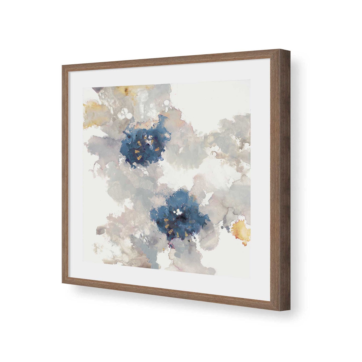 [Color:Walnut], Picture of art in a Walnut frame of the corner