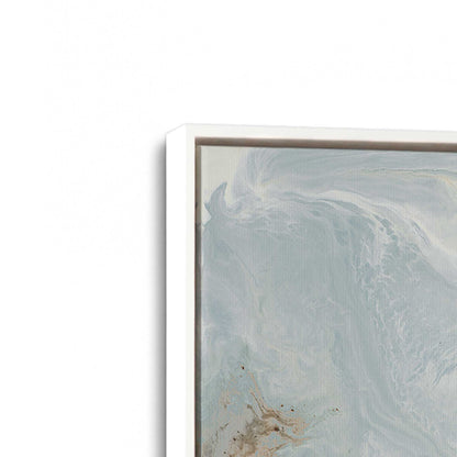 [Color:Opaque White], Picture of art in a White frame at an angle