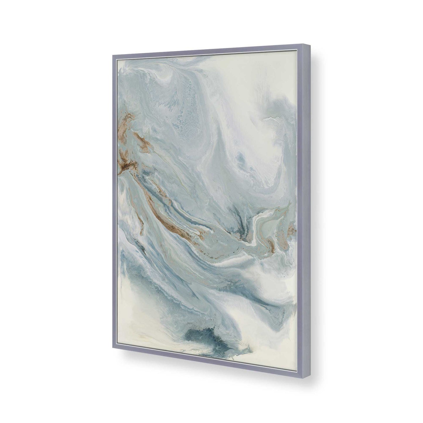 [Color:Polished Chrome], Picture of art in a Polished Chrome frame of the corner