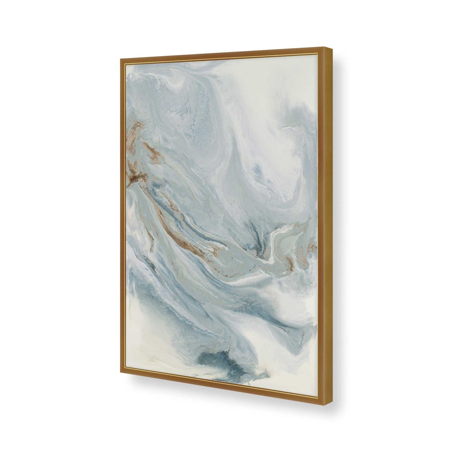 [Color:Polished Gold], Picture of art in a Polished Gold frame of the corner