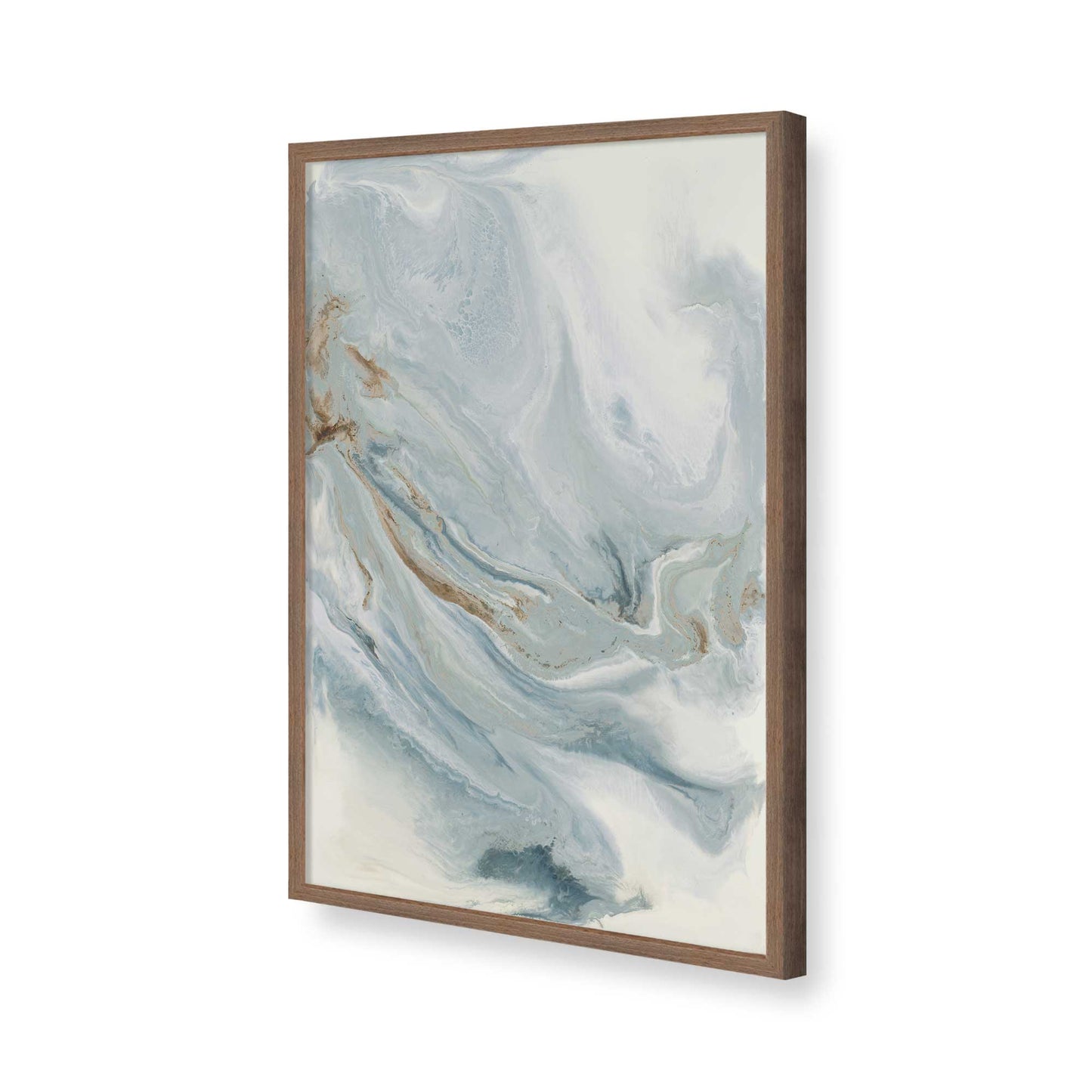 [Color:Walnut], Picture of art in a Walnut frame of the corner