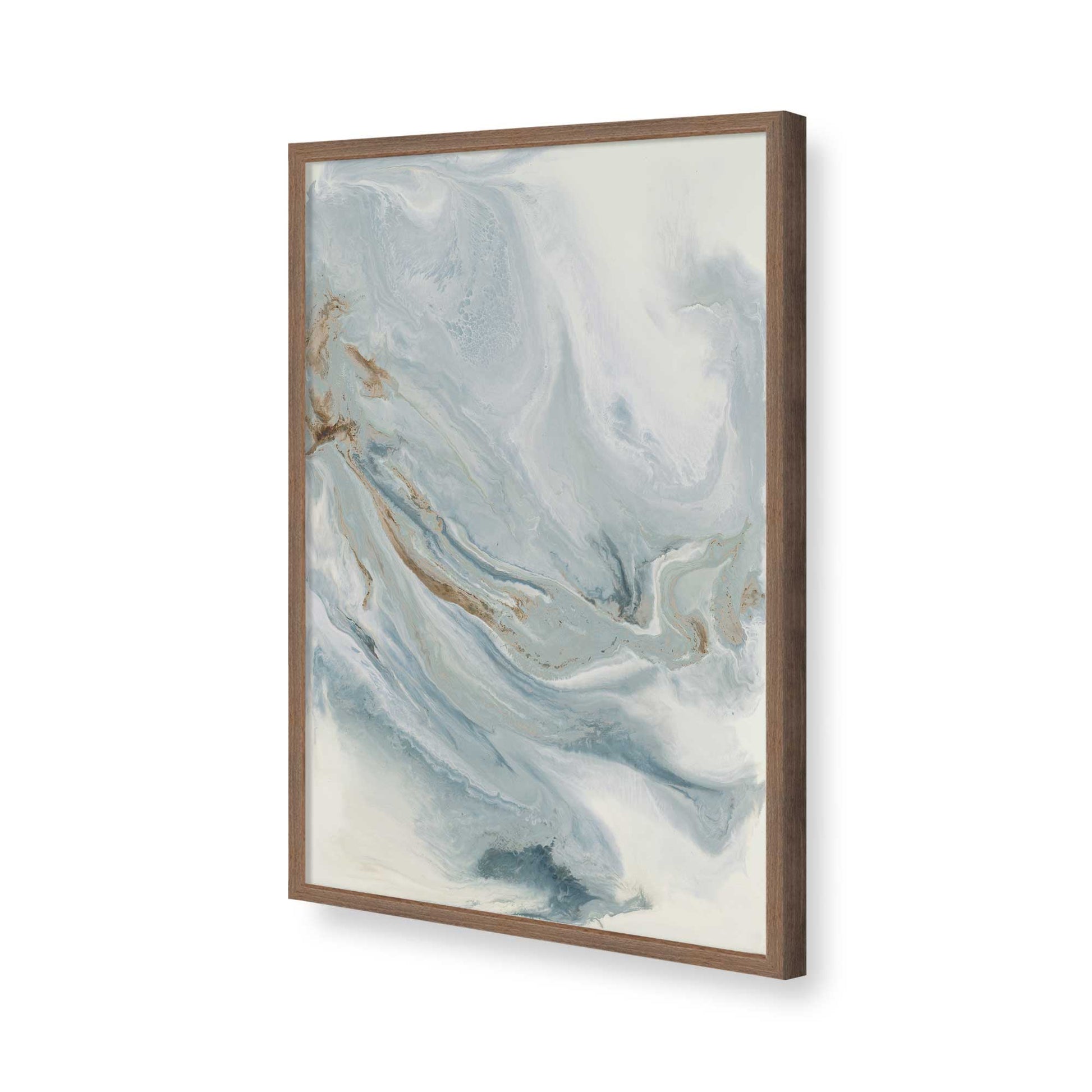 [Color:Walnut], Picture of art in a Walnut frame of the corner