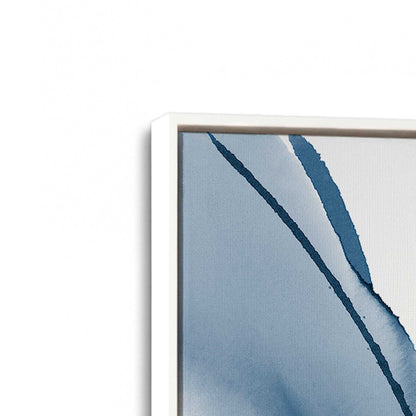 [Color:Opaque White], Picture of art in a White frame at an angle