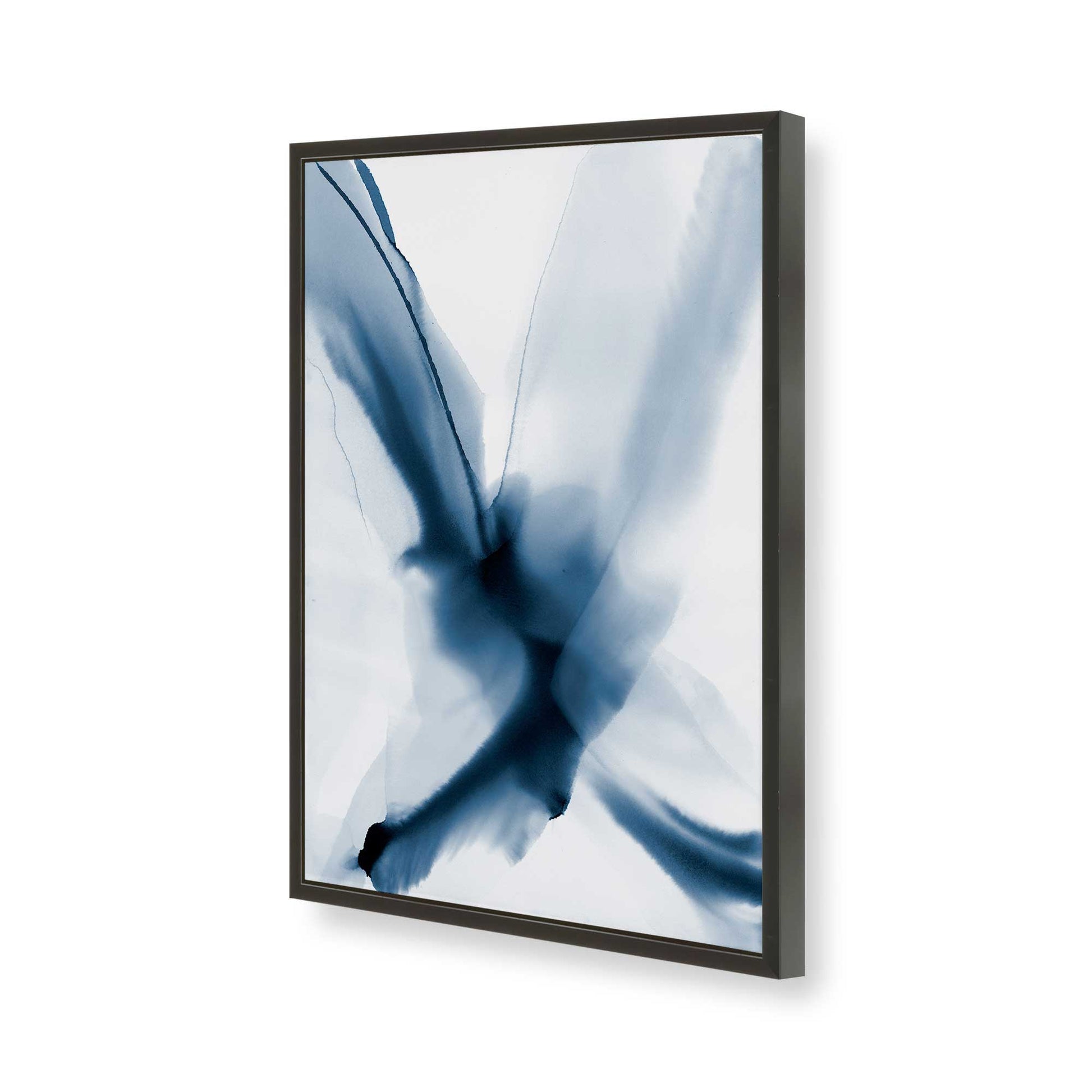 [Color:Satin Black], Picture of art in a Satin Black frame of the corner