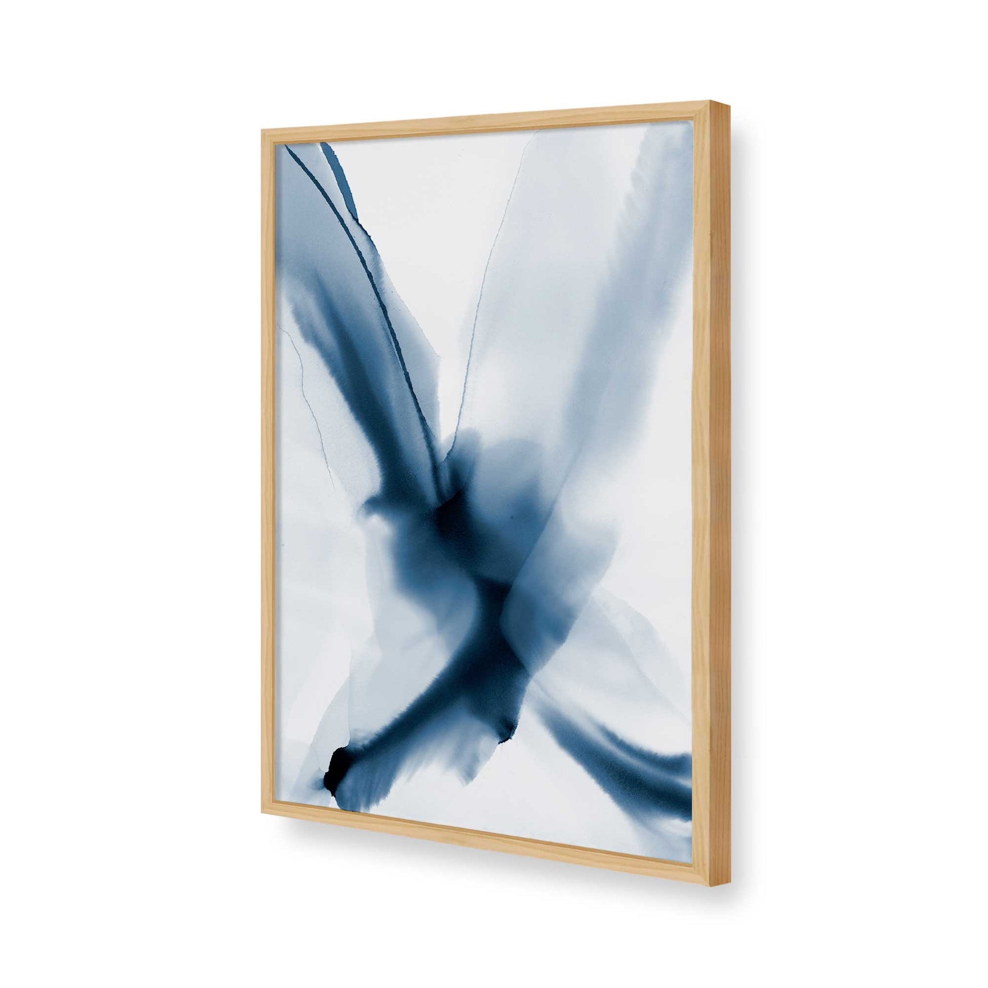 [Color:American Maple], Picture of art in a American Maple frame of the corner