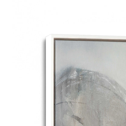 [Color:Opaque White], Picture of art in a White frame at an angle