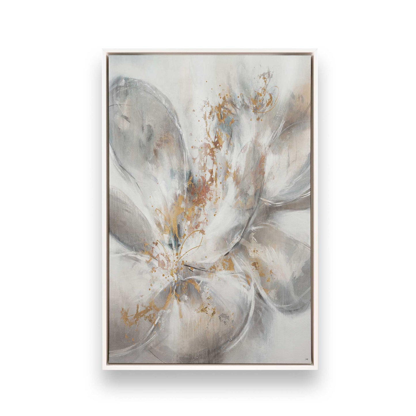 [Color:Opaque White], Picture of art in a White frame