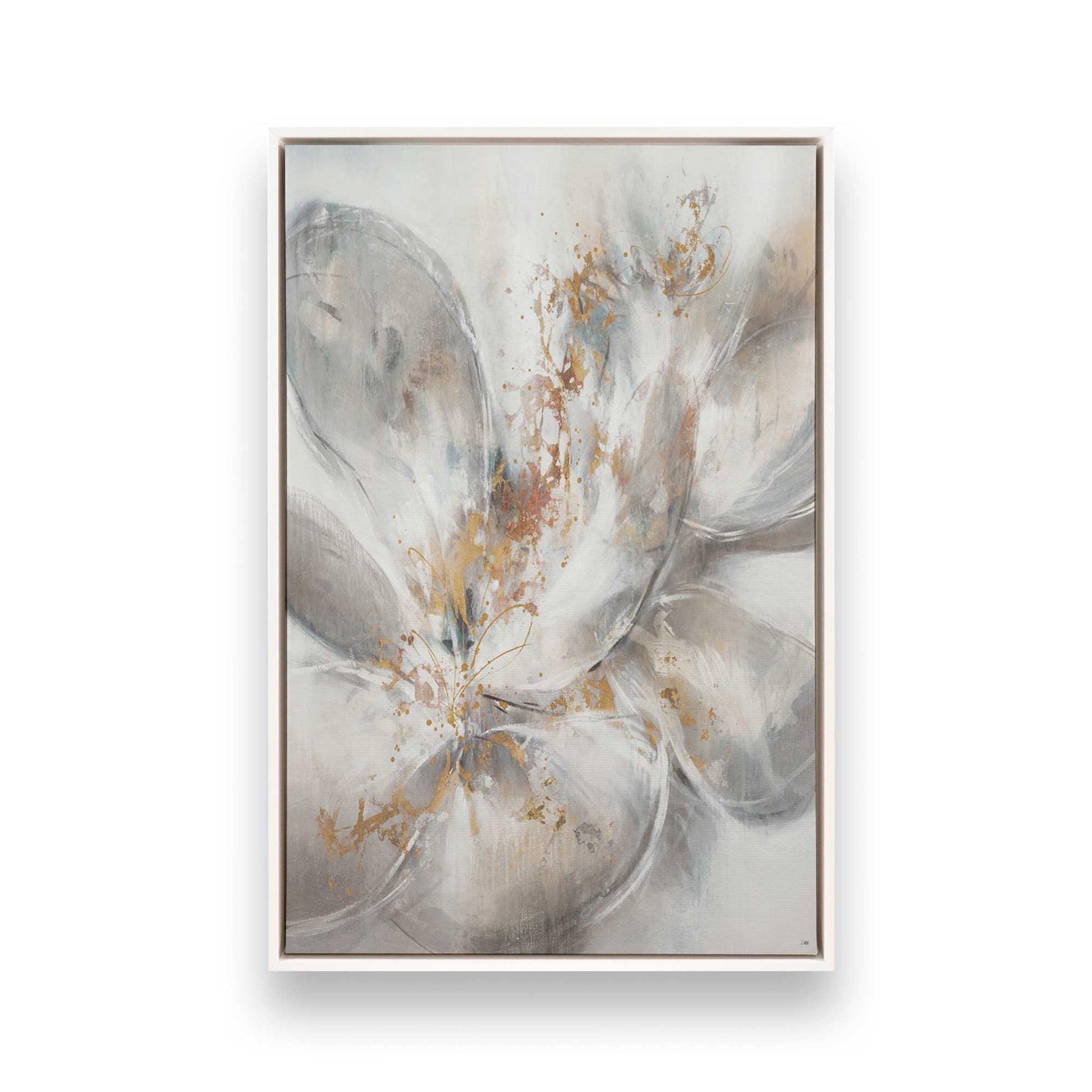 [Color:Opaque White], Picture of art in a White frame