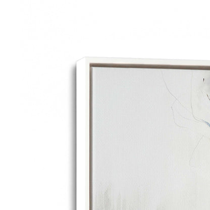 [Color:Opaque White], Picture of art in a White frame at an angle