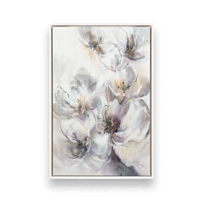 [Color:Opaque White], Picture of art in a White frame