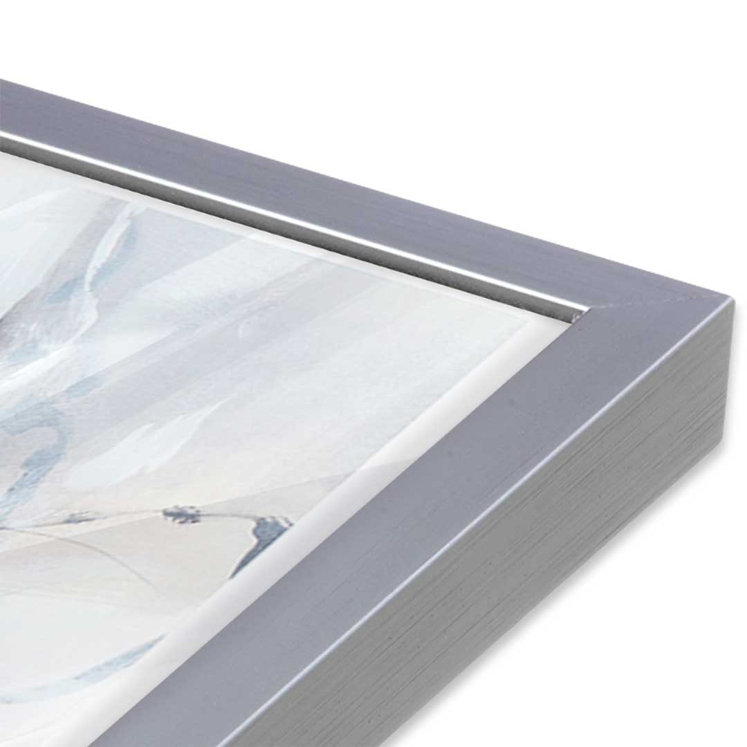 [Color:Polished Chrome], Picture of art in a Polished Chrome frame at an angle