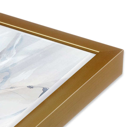 [Color:Polished Gold], Picture of art in a Polished Gold frame at an angle