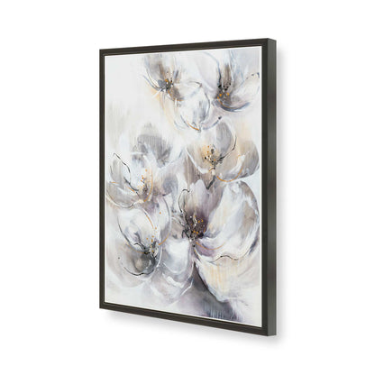 [Color:Satin Black], Picture of art in a Satin Black frame of the corner