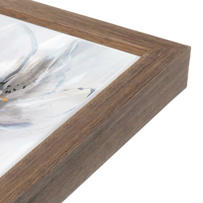 [Color:Walnut], Picture of art in a Walnut frame at an angle